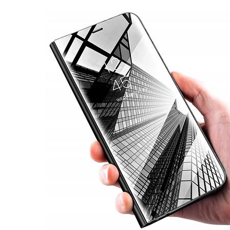 Etui na Huawei P40 Lite - Flip Clear View z klapką - Czarny.