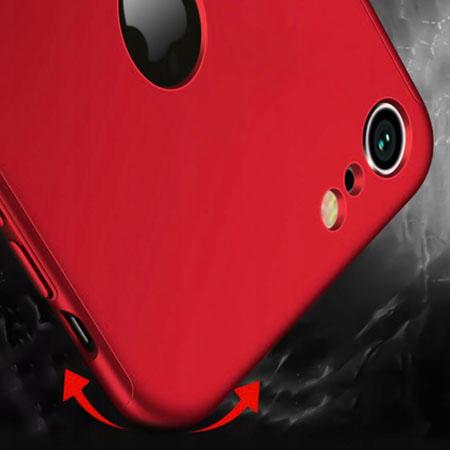 Etui na iPhone SE 2020 - Slim MattE 360 - Czerwony