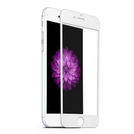 iPhone 8 Hartowane szkło Full Glue na cały ekran 5d - Biały.