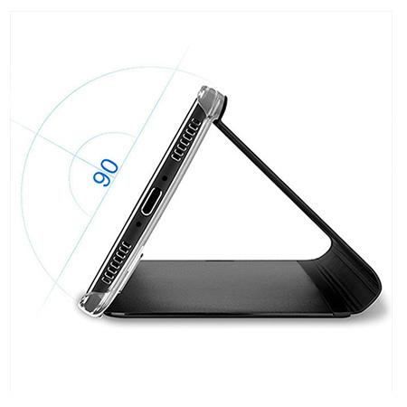 Etui na Samsung Galaxy A41 Flip Clear View z klapką - Różowy.