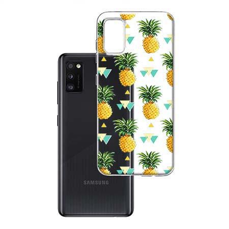Etui na Samsung Galaxy A41 - Ananasowe szaleństwo.