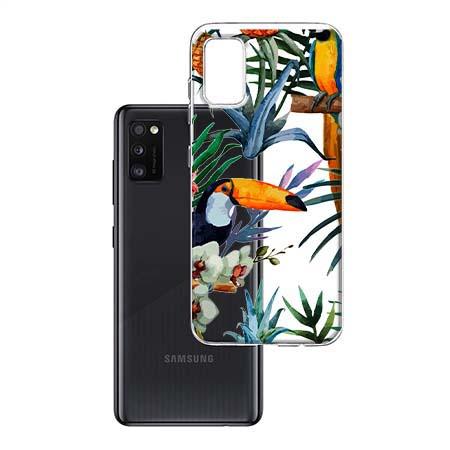 Etui na Samsung Galaxy A41 - Egzotyczne tukany.