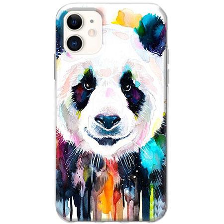 Etui na telefon Slim Case - Panda watercolor
