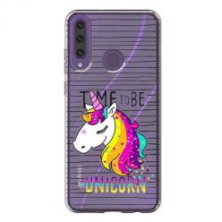 Etui na Huawei Y6P - Time to be unicorn - Jednorożec.
