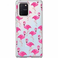 Etui na Samsung Galaxy S10 Lite - Różowe flamingi.