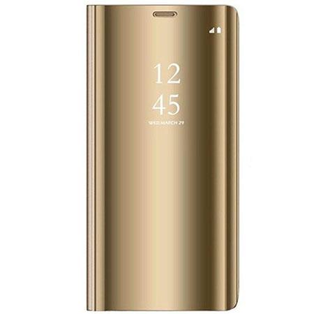 Etui na Samsung Galaxy Note 10 Lite Flip Clear View z klapką - Złoty.