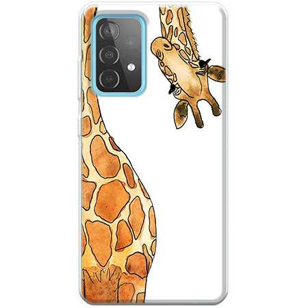 Etui na Samsung Galaxy A52 5G Ciekawska żyrafa