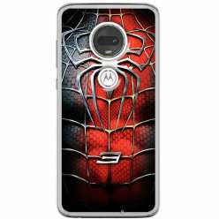 Etui na Motorola Moto G7 Play Stalowy spider 3