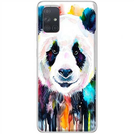 Etui na Motorola Moto E7i Power Panda watercolor