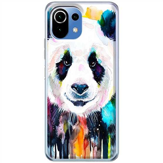 Etui na Xiaomi Mi 11 lite 5G Panda watercolor