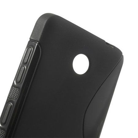 Nokia 630 etui S-line gumowe czarne miękkie