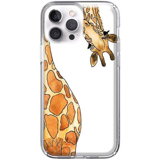 Etui na telefon iPhone 13 Pro Max Ciekawska żyrafa
