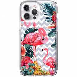 Etui na telefon iPhone 13 Pro Max Różowe flamingi