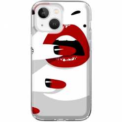 Etui na telefon iPhone 13 Mini Namiętne czerwone usta