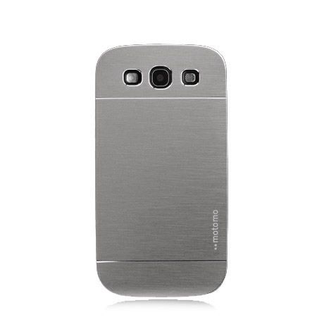 Galaxy S3 etui Motomo aluminium srebrny