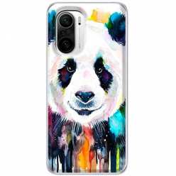 Etui na telefon Xiaomi Poco F3 Panda watercolor