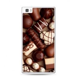 Huawei P8 Lite etui czekoladki