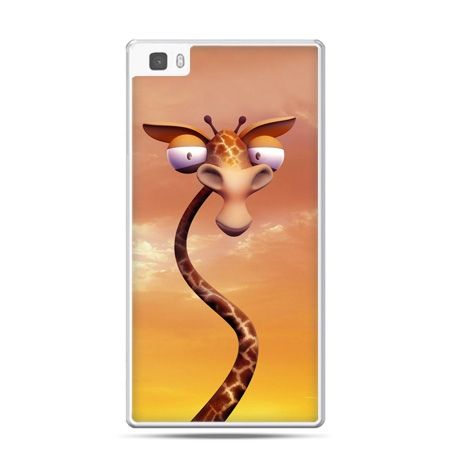 Huawei P8 Lite etui śmieszna żyrafa