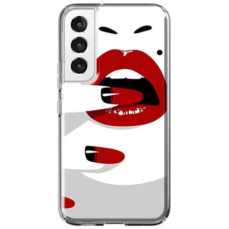 Etui na Samsung Galaxy S22 Plus 5G - Namiętne czerwone usta