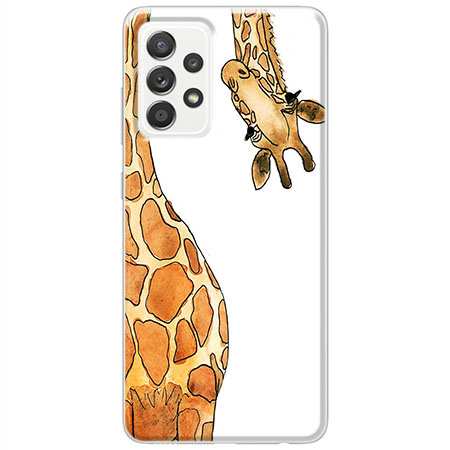 Etui na Samsung Galaxy A52s 5G - Ciekawska żyrafa