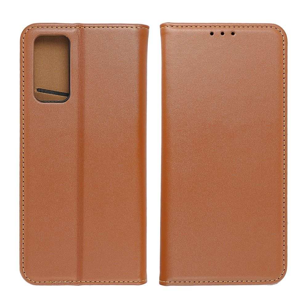 IPHONE 8 Skórzany wallet book case – brązowy
