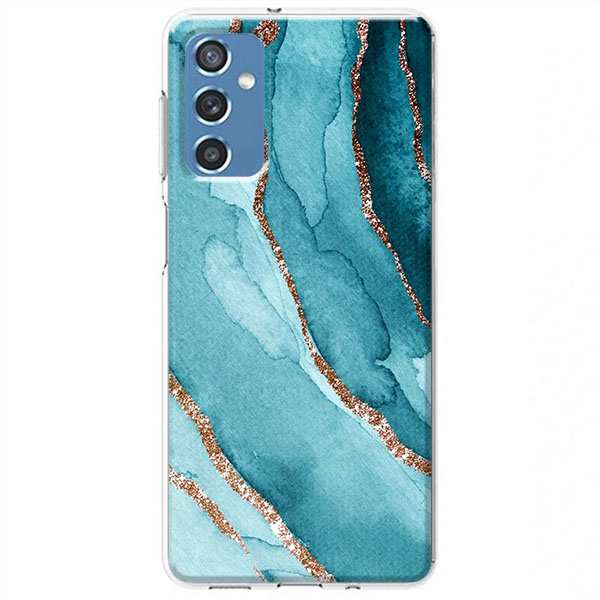 Etui na Samsung Galaxy M52 5G - Błękitny Agat