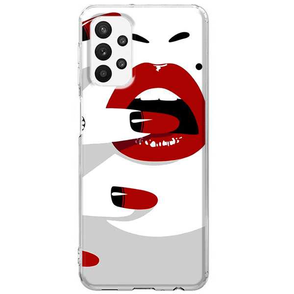 Etui na Samsung Galaxy A53 5G - Namiętne czerwone usta