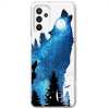 Samsung Galaxy A14 5G etui na telefon - Ujadający wilk nocą