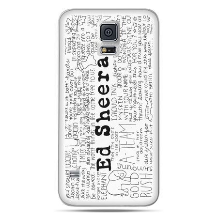 Galaxy S5 Neo etui ED Sheeran biale pionowe