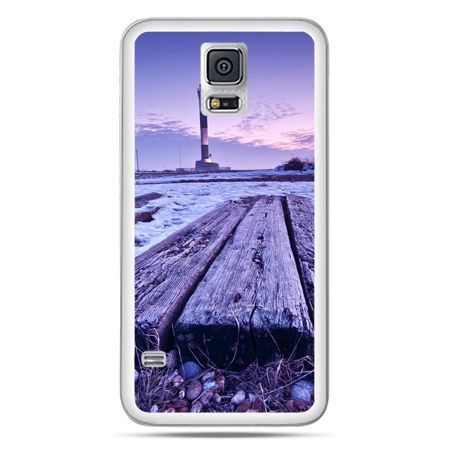 Galaxy S5 Neo etui latarnia morska zmierzch