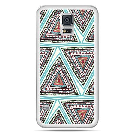 Galaxy S5 Neo etui Azteckie trójkąty
