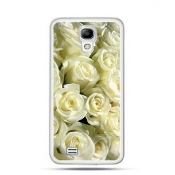 Etui białe róże Samsung Galaxy S4 mini 