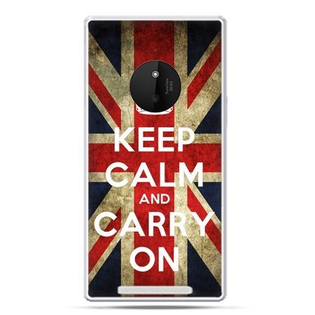 Etui na Lumia 830 Keep calm and carry on
