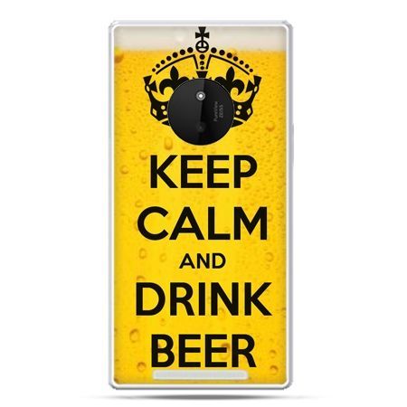 Etui na Lumia 830 Keep calm and drink beer