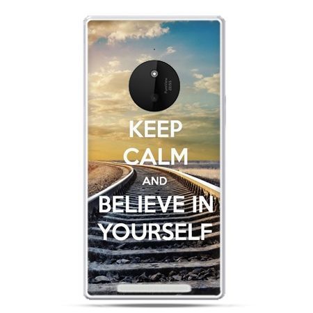 Etui na Lumia 830 Keep Calm and Believe in Yourself