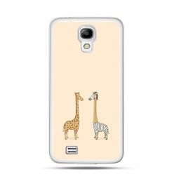 Etui dwie żyrafy Samsung S4 mini 