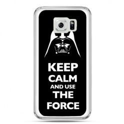 Etui na telefon Galaxy S7 Keep calm and use the force