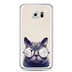 Etui na telefon Galaxy S7 kot w okularach