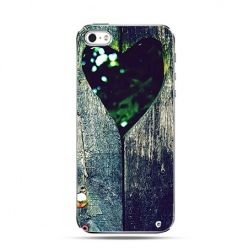 Etui drewniane serce iPhone 5 , 5s