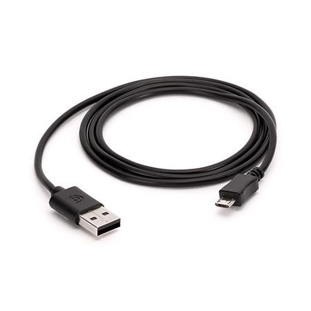 Kabel do ładowania micro USB 2.2A , 1m czarny.