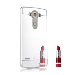 Mirror bumper case na LG G3 - Srebrny