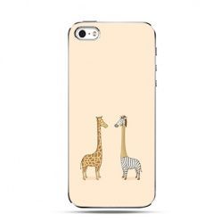 Etui dwie żyrafy iPhone 5 , 5s