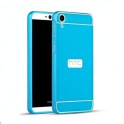 HTC Desire 820 etui aluminium bumper case niebieski. PROMOCJA !!!