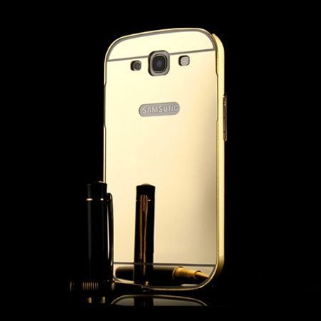 Mirror bumper case na Galaxy S3 - Złoty