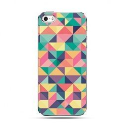 Etui na iPhone 4s / 4 - kolorowe trójkąty 