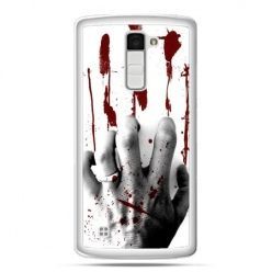 Etui na telefon LG K10 zakrwawiona ręka