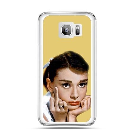 Etui na telefon Galaxy S7 Edge Audrey Hepburn Fuck You