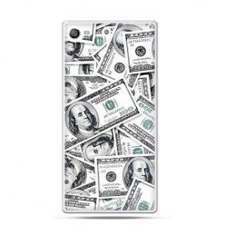 Etui na telefon Xperia M5 dolary banknoty