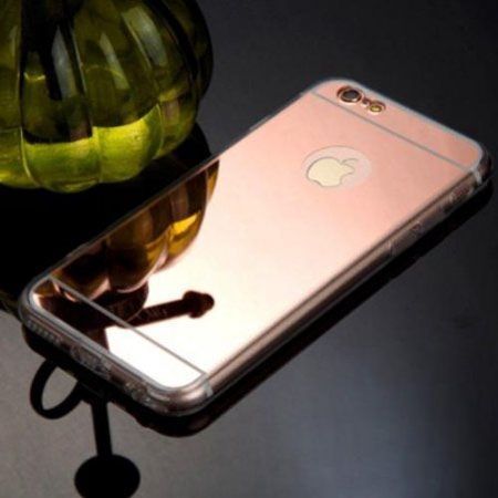 iPhone 6 Plus / 6s Plus lustro - etui lustrzane - mirror silikonowe TPU - Rose Gold.