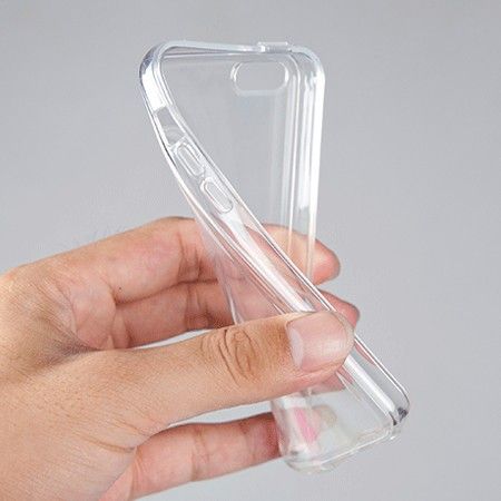  iPhone SE ultra slim przezroczysta nakładka gumowe etui crystal case, obudowa, back